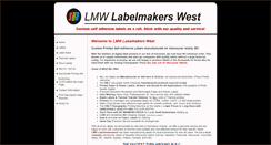 Desktop Screenshot of labelmakerswest.com
